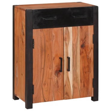vidaXL Πλαϊνό γραφείο Καφέ 55x30x75cm Στερεό Ξύλο Ακακίας 1 τεμ.