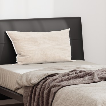 vidaXL Μαξιλάρι με μαξιλάρι Λευκό 80 x 40 x 20 εκ Πολυεστέρας