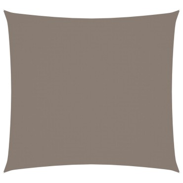 vidaXL Πανί Σκίασης Τετράγωνο Taupe 3,6 x 3,6 μ. από Ύφασμα Oxford