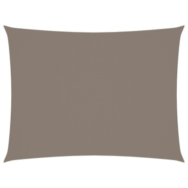 vidaXL Πανί Σκίασης Ορθογώνιο Taupe 3 x 4,5 μ. από Ύφασμα Oxford