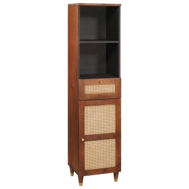 vidaXL Πλαϊνό γραφείο Καφέ 38x33,5x160cm Στερεό ξύλο μάνγκο