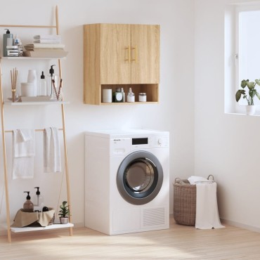vidaXL Ντουλάπι Τοίχου Sonoma Δρυς 60x31x70cm Επεξεργασμένο Ξύλο 1 τεμ.