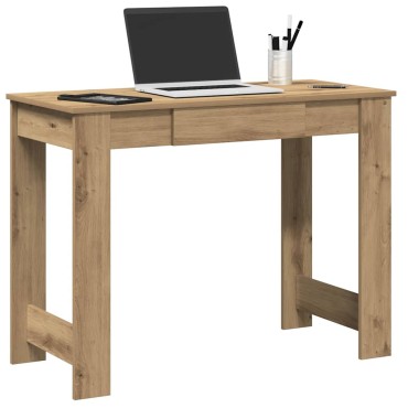 vidaXL Γραφείο Αρτισιανή Δρυς 100x45x75cm από Επεξεργασμένο Ξύλο 1 τεμ.