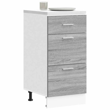 vidaXL Ντουλάπι "Lyon" Γκρι Sonoma 40x46x81,5cm από Τεχνητό Ξύλο 1 τεμ.