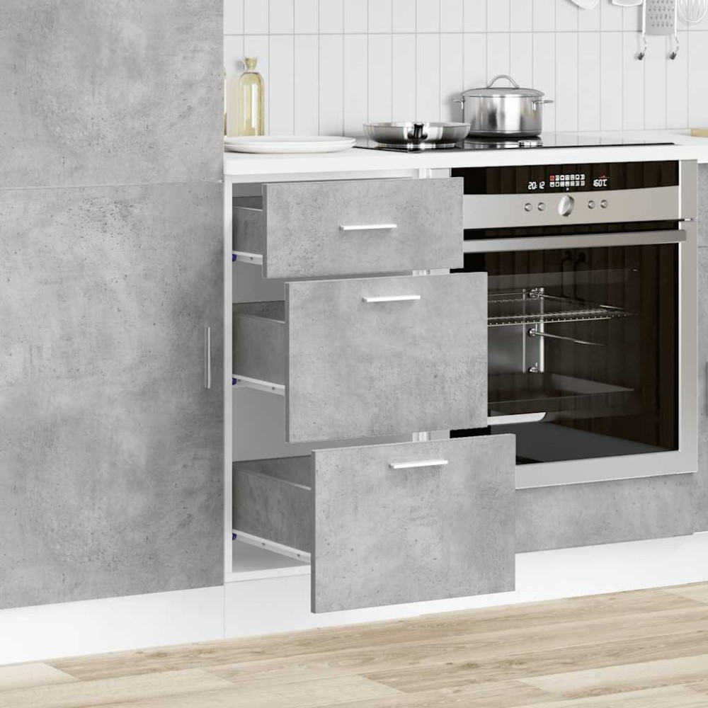 vidaXL Ντουλάπι "Lyon" Γκρι από Σκυρόδεμα 40x46x81,5cm από Τεχνητό Ξύλο 1 τεμ. vidaXL Ντουλάπι "Lyon" Γκρι από Σκυρόδεμα 40x46x81,5cm από Τεχνητό Ξύλο 1 τεμ.