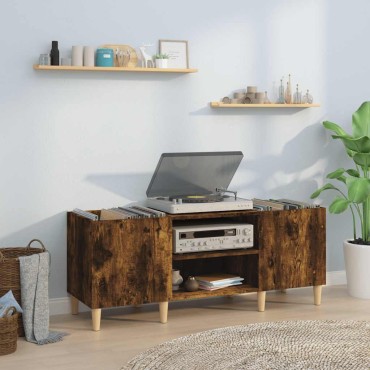 vidaXL Δισκοθήκη Καπνιστή Δρυς 121x38x48cm από Επεξεργασμένο Ξύλο 1 τεμ.