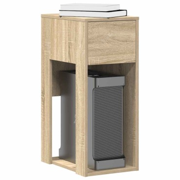 vidaXL Πύργος υπολογιστών με συρτάρι Δρυς sonoma 30x44x74cm 1 τεμ.