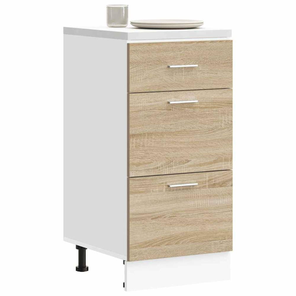 vidaXL Ντουλάπι "Lyon" Sonoma Δρυς 40x46x81,5cm από Τεχνητό Ξύλο 1 τεμ.