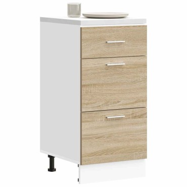 vidaXL Ντουλάπι "Lyon" Sonoma Δρυς 40x46x81,5cm από Τεχνητό Ξύλο 1 τεμ.