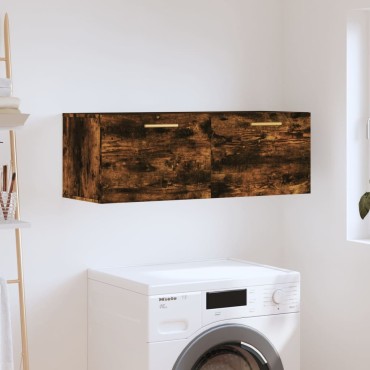 vidaXL Ντουλάπι Τοίχου Καπνιστή δρυς 100x36,5x35cm Επεξεργασμένο Ξύλο 1 τεμ.
