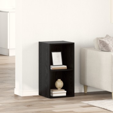 vidaXL Σετ επίπλου τηλεόρασης 72x35x37cm Μαύρο Επεξεργασμένο Ξύλο
