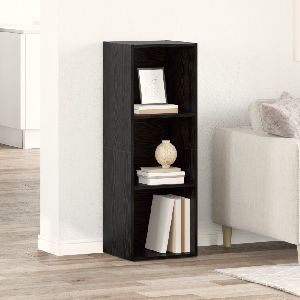 vidaXL Σετ επίπλου τηλεόρασης 72x35x37cm Μαύρο Επεξεργασμένο Ξύλο