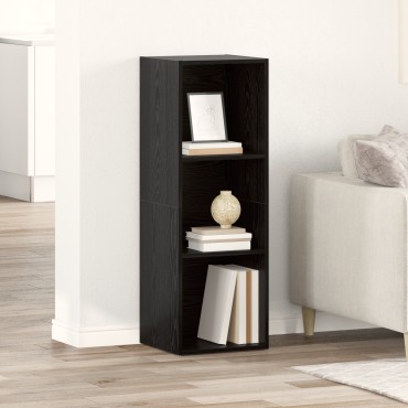 vidaXL Σετ επίπλου τηλεόρασης 72x35x37cm Μαύρο Επεξεργασμένο Ξύλο