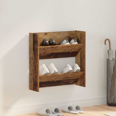 vidaXL Ντουλάπα Παπουτσιών 60x18x60cm Επεξεργασμένο Ξύλο
