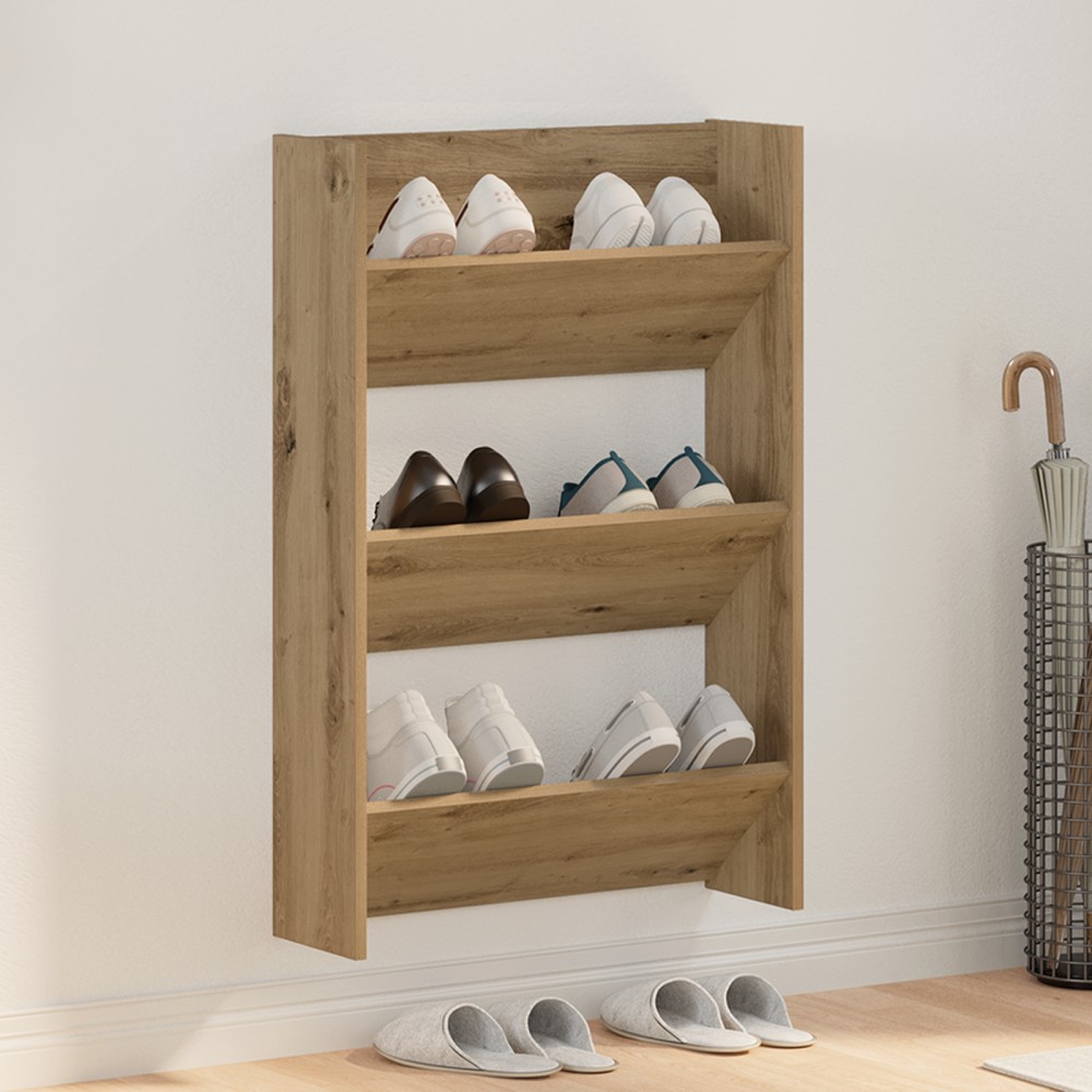vidaXL Ντουλάπα Παπουτσιών 60x18x90cm Επεξεργασμένο Ξύλο