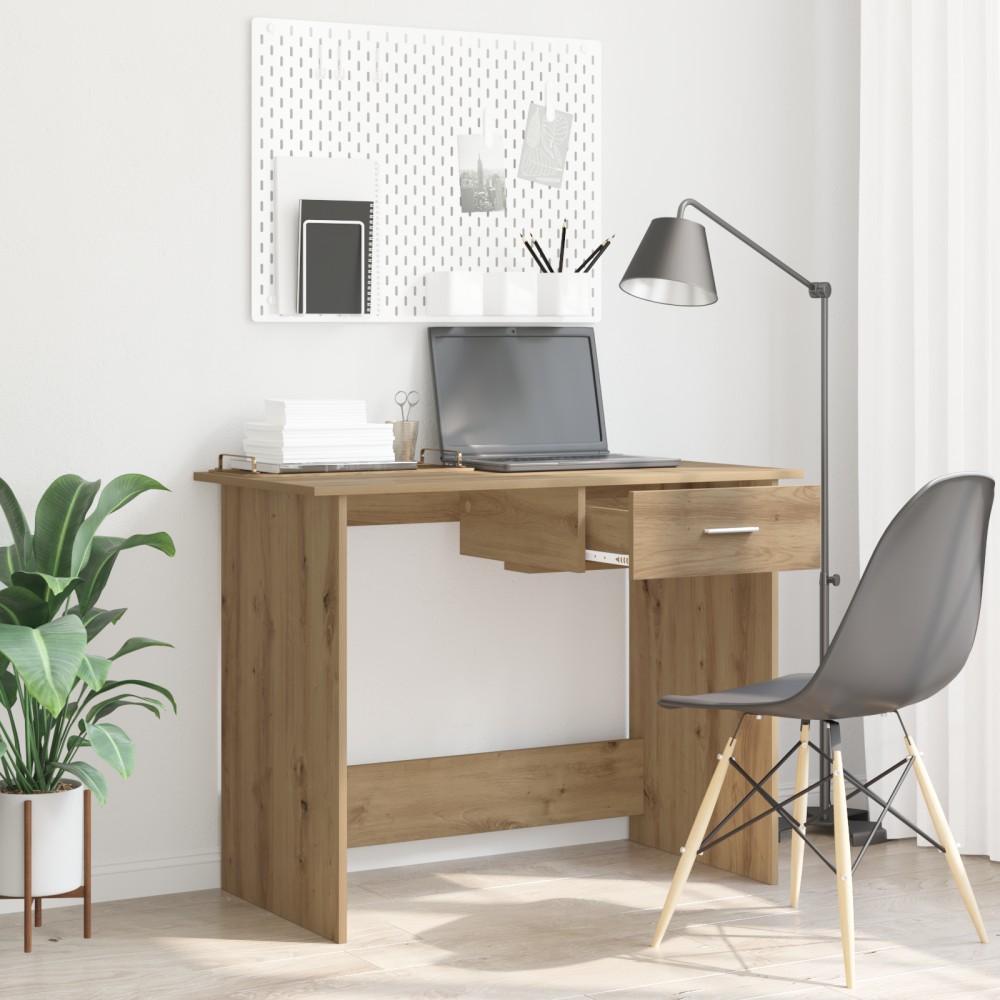 vidaXL Γραφείο Artisan Oak Επεξεργασμένο Ξύλο 100x50x76cm 1 τεμ.