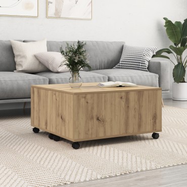 vidaXL Τραπεζάκι σαλονιού Artisan Oak 75x75x38cm 1 τεμ.