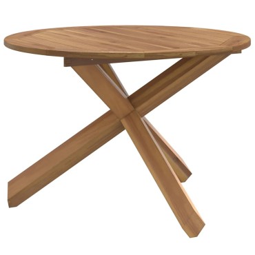 vidaXL Τραπέζι Κήπου 109x74cm από Μασίφ Ξύλο Teak 1 τεμ.