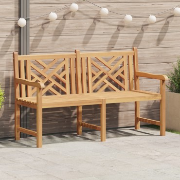 vidaXL Παγκάκι κήπου 150x60x90cm Στερεό Ξύλο Τίκ 1 τεμ.