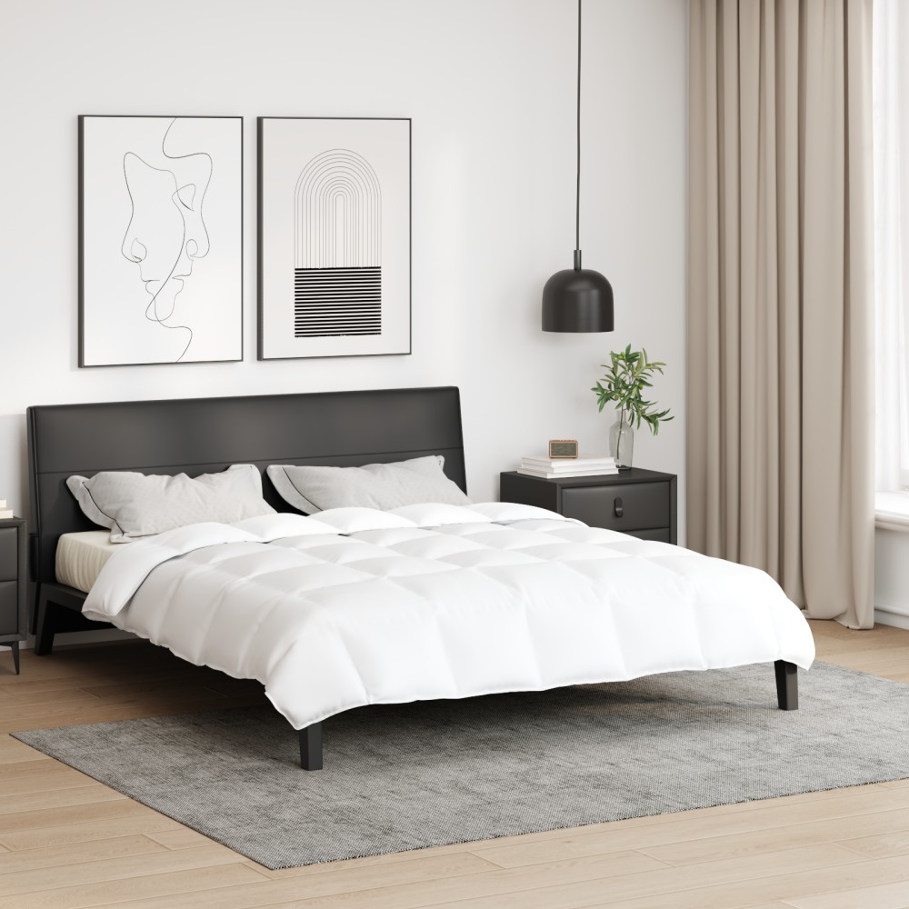 vidaXL Πάπλωμα Λευκό 240 x 220 cm Φτερό