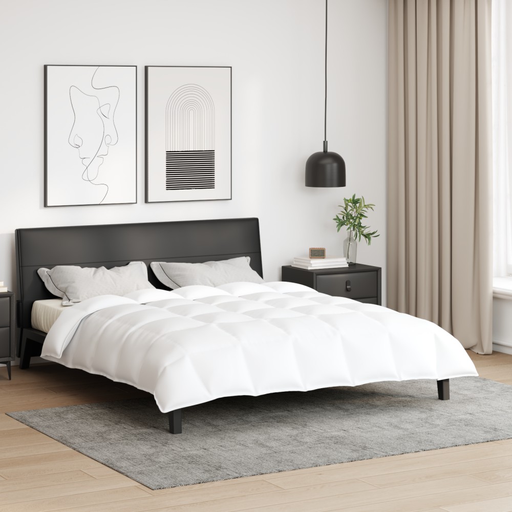 vidaXL Χειμερινό Παπλωματοθήκη 260 x 220 εκ. Χειμώνας Φτερό Λευκό