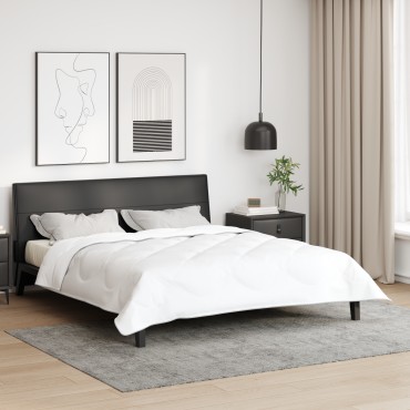 vidaXL Κουβέρτα 2 σε 1 Λευκό 240 x 220 x 8 εκ Πολυεστέρας