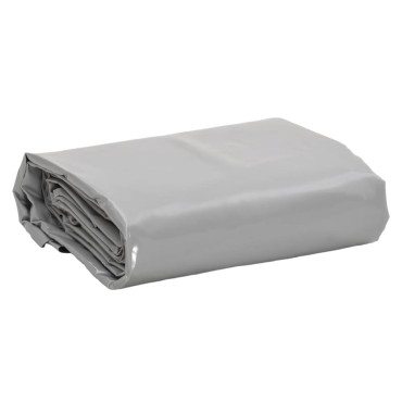 vidaXL Μουσαμάς Γκρι 1 x 2,5 μ. 650 γρ./μ²