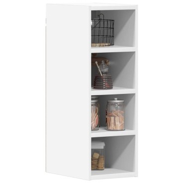 vidaXL Κρεμαστό Ντουλάπι "Riga" Λευκό 20x29,5x60cm από Τεχνητό Ξύλο 1 τεμ.