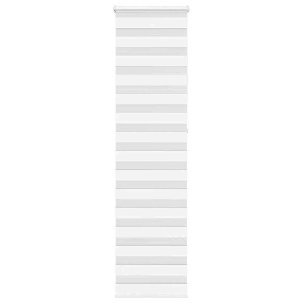 vidaXL Ζέβρα τυφλή Λευκό Πλάτος υφάσματος 60,9 εκ. Πολυεστέρας