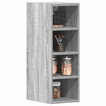 vidaXL Κρεμαστό Ντουλάπι "Riga" Γκρι Sonoma 20x29,5x60cm από Τεχνητό Ξύλο 1 τεμ.