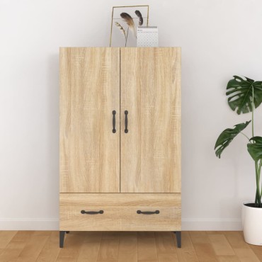 vidaXL Ντουλάπα Sonoma Δρυς 70x31x115cm από Επεξεργασμένο Ξύλο 1 τεμ.