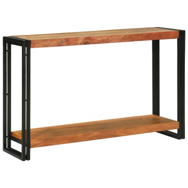 vidaXL Τραπέζι κονσόλας Καφέ 120x33x75cm Στερεό Ξύλο Ακακίας