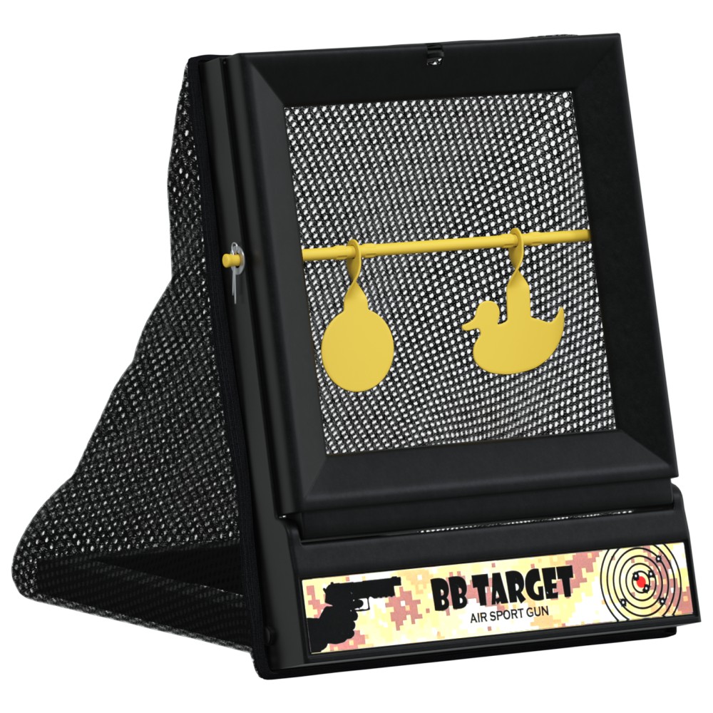 vidaXL Στόχος Airsoft Μαύρο 19 x 26 x 25 εκ Πλαστικό