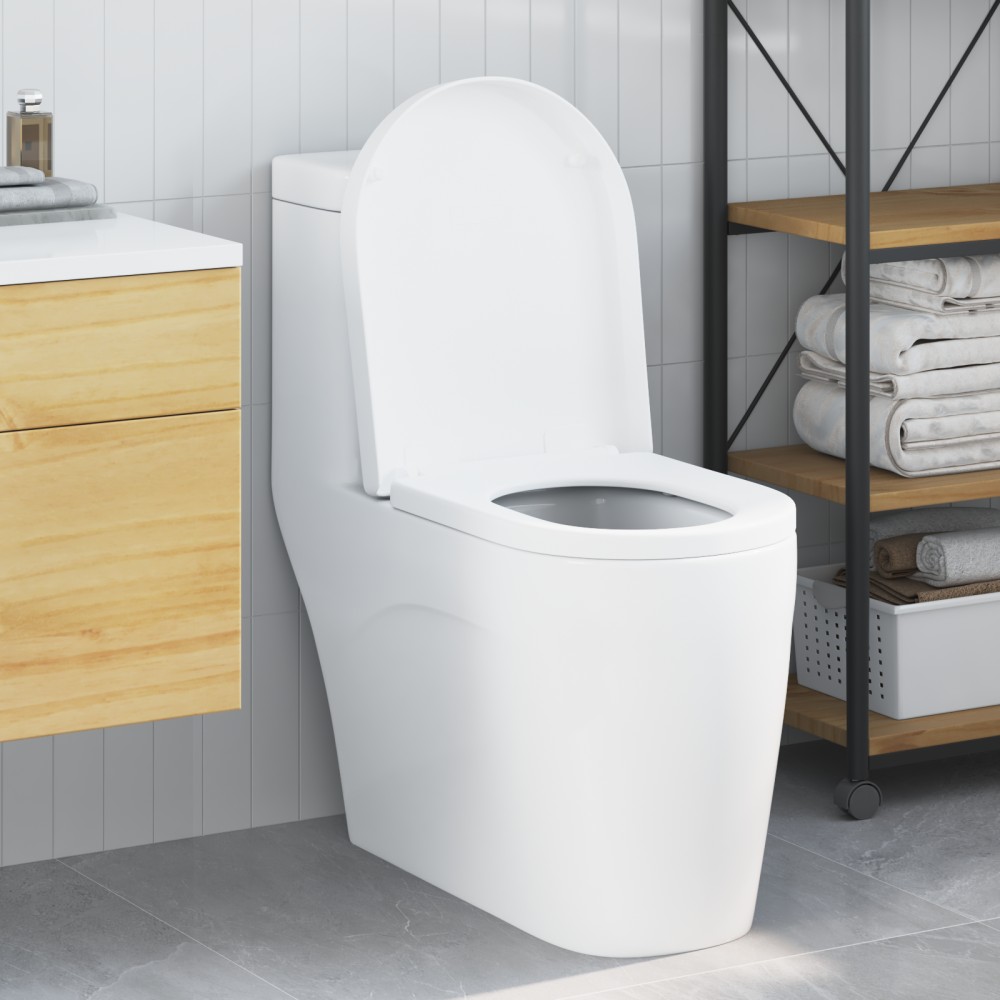 vidaXL Λεκάνη Ρυθμιζόμενος Λευκό 48 x 36,5 x 4,5 εκ Πολυπροπυλένιο