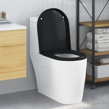 vidaXL Λεκάνη Ρυθμιζόμενος Μαύρο 48 x 36,5 x 4,5 εκ Πολυπροπυλένιο