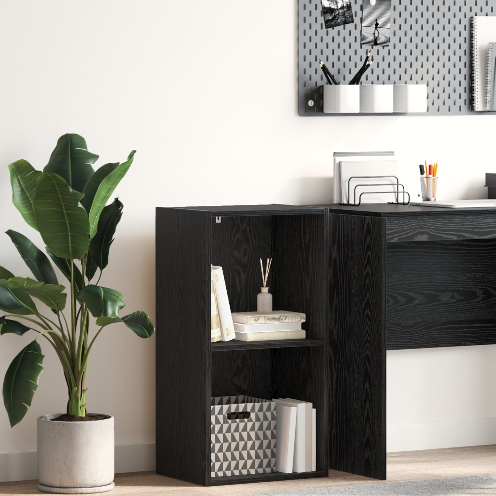 vidaXL Ράφι Βιβλίων 2 επιπέδων 40x30x77cm Επεξεργασμένο Ξύλο 1 τεμ.