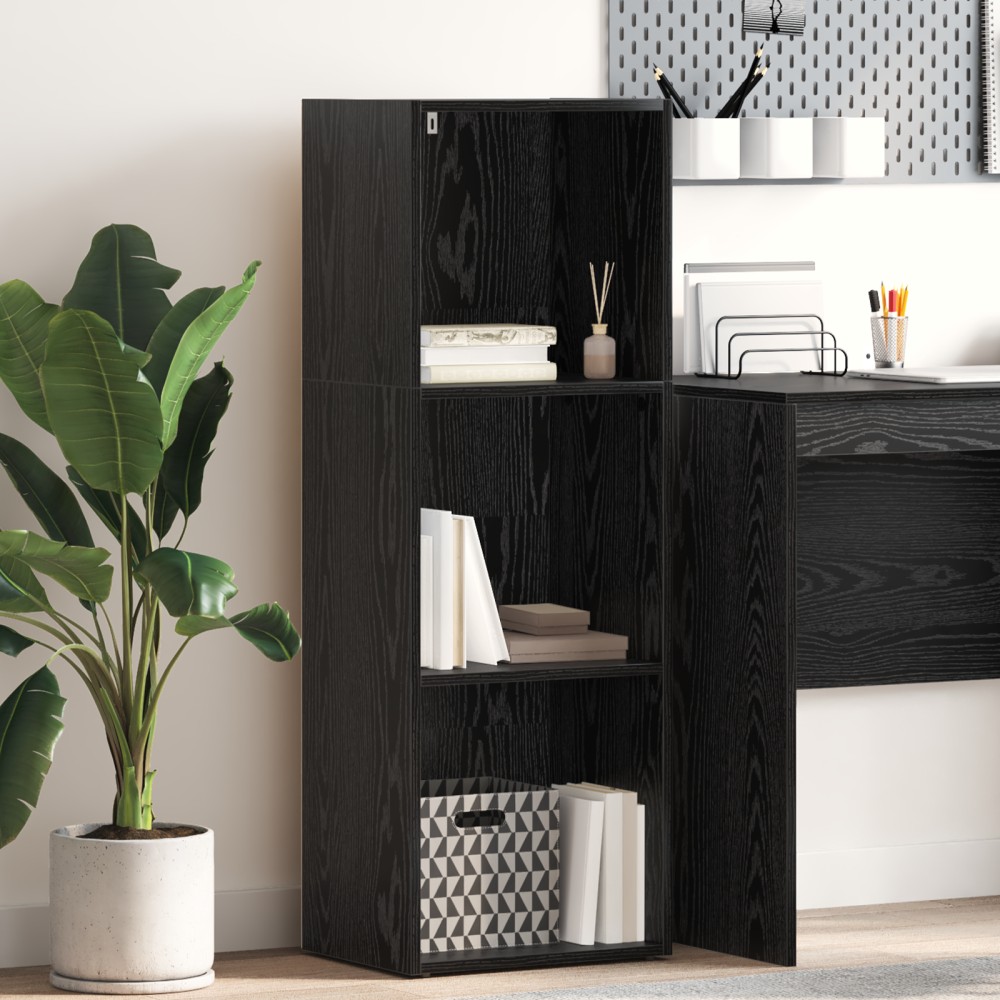vidaXL Ράφι Βιβλίων 3 επιπέδων 40x30x114cm Επεξεργασμένο Ξύλο 1 τεμ.
