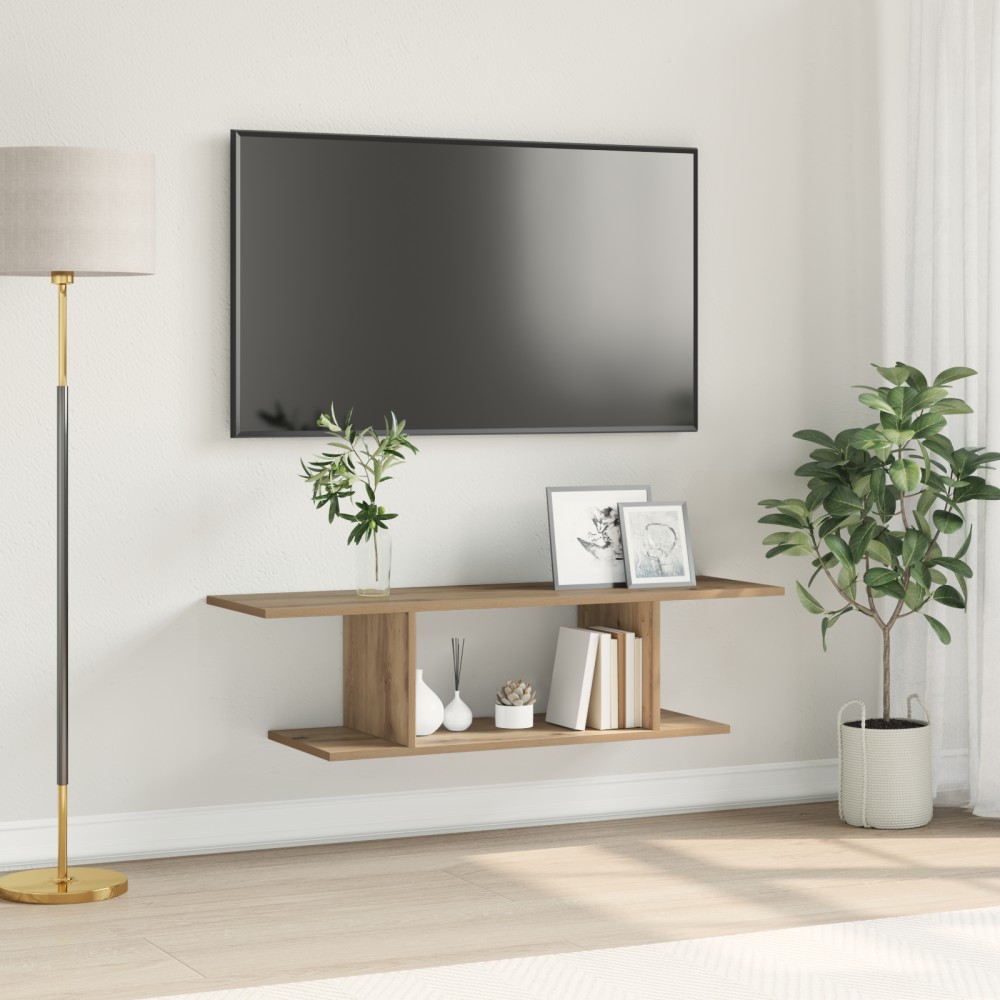 vidaXL Σετ επίπλου τηλεόρασης 102x35x35cm Artisan Oak