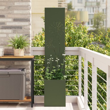 vidaXL Οθόνη Ιδιωτικότητας Κήπου Λαδί 32 x 32 x 150 εκ