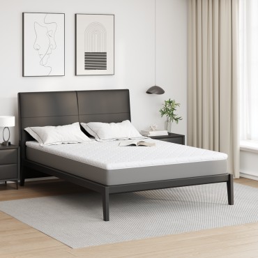 vidaXL Κουβέρτα Καρύδας Λευκό 160 x 200 cm Ζακάρ ύφασμα