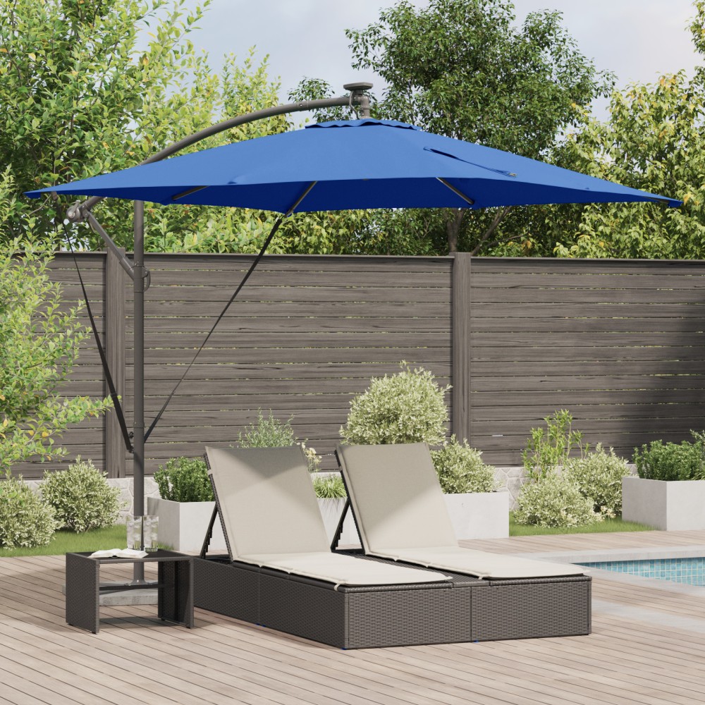 vidaXL Ομπρέλα ηλίου 249 x 249 x 250 εκ. Πολυεστέρας και Αλουμίνιο