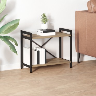 vidaXL Ράφι Βιβλίων 60x30x50cm Επεξεργασμένο Ξύλο Artisan Oak 1 τεμ.