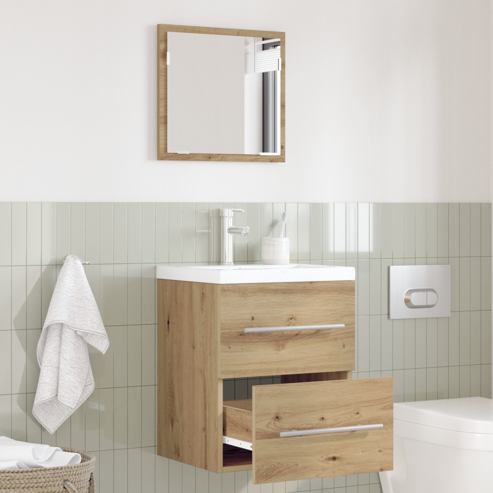vidaXL Σετ Επίπλων Μπάνιου Καφέ 41x38,5x48cm