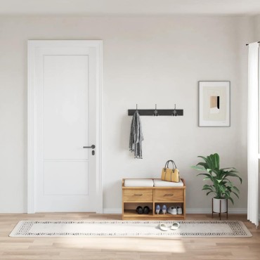 vidaXL Χαλί Πλενόμενο Ανοιχτό Μπεζ 80x300cm