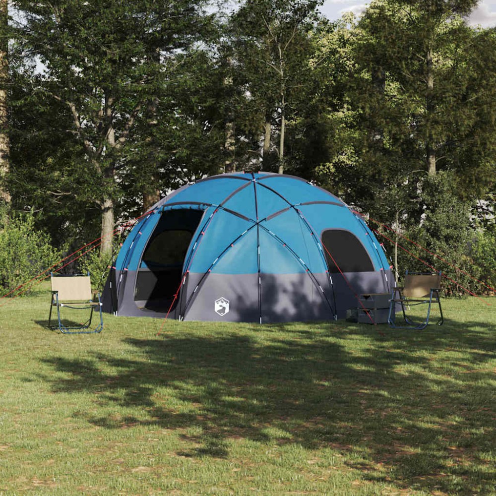 vidaXL Θόλος Τέντα με στέγη Μπλε 475 x 475 x 235 εκ. ταφτάς