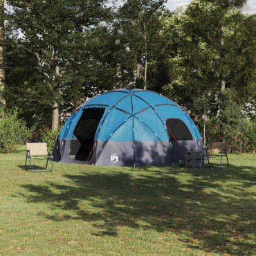 vidaXL Θόλος Τέντα με στέγη Μπλε 475 x 475 x 235 εκ. ταφτάς