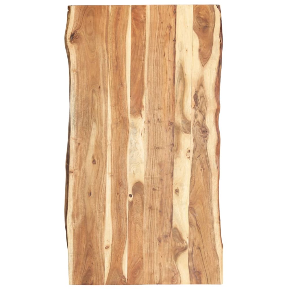 vidaXL Επιφάνεια Τραπεζιού 118x(50-60)x3,8cm Μασίφ Ξύλο Ακακίας 1 τεμ.