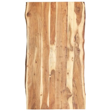 vidaXL Επιφάνεια Τραπεζιού 118x(50-60)x3,8cm Μασίφ Ξύλο Ακακίας 1 τεμ.