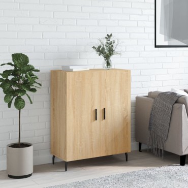 vidaXL Ντουλάπι Sonoma Δρυς 69,5x34x90cm από Επεξεργασμένο Ξύλο 1 τεμ.