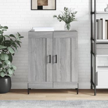 vidaXL Ντουλάπι Γκρι Sonoma 69,5x34x90cm από Επεξεργασμένο Ξύλο 1 τεμ.